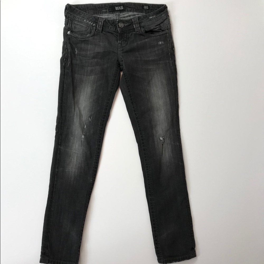 MEK Berlin Cigarette Skinny Jeans Light Gray